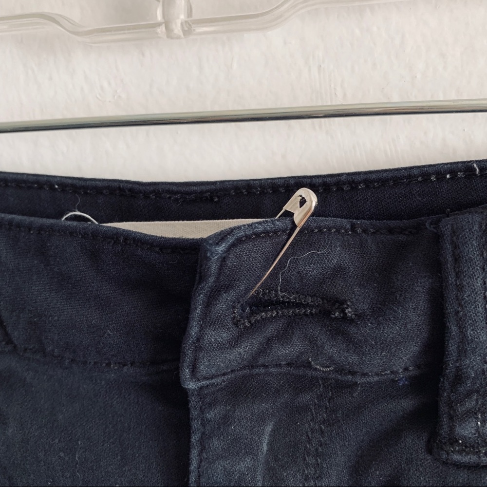 Black High Waisted Shorts - Picture 2 of 5